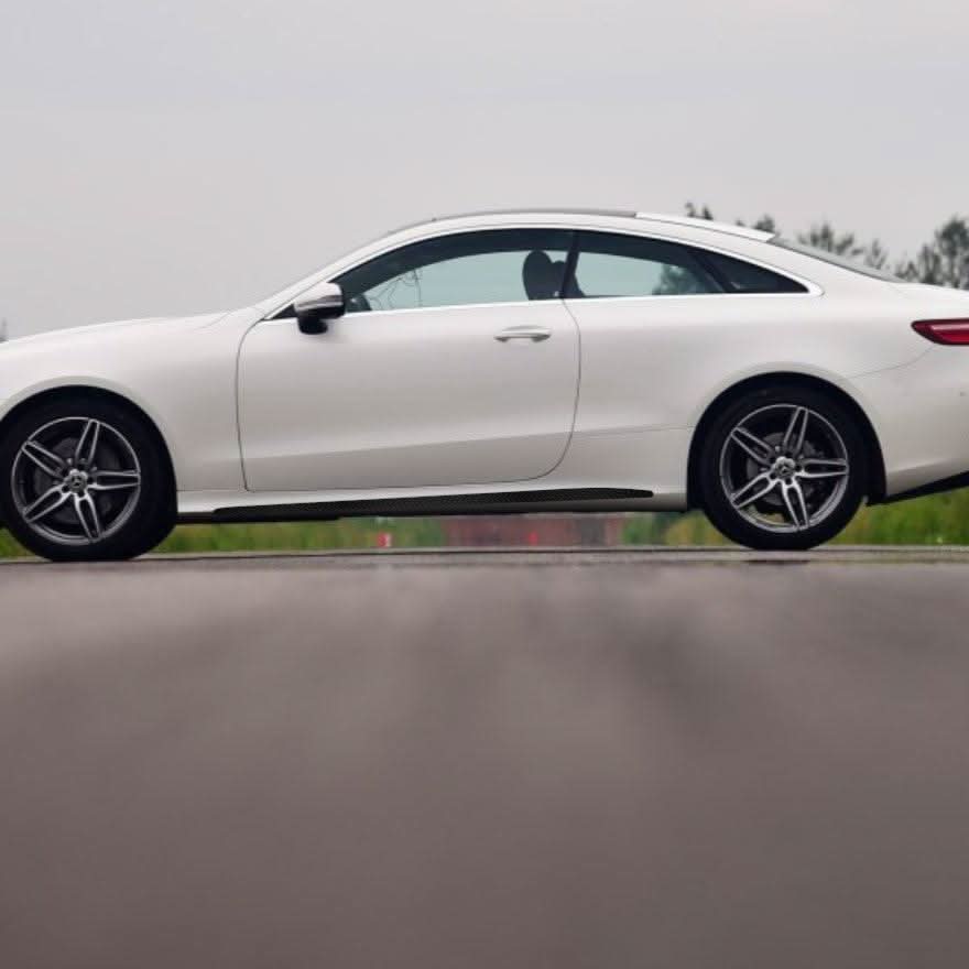 Carbon Fibre Side Skirts Trims for Mercedes C238 E Class Coupe 17-Present - Carbon Factory