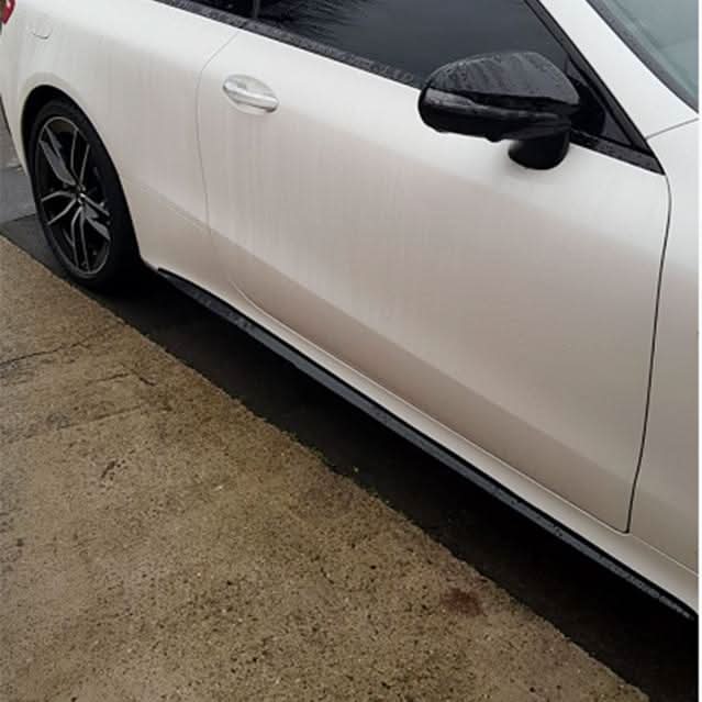 Carbon Fibre Side Skirts Trims for Mercedes C238 E Class Coupe 17-Present - Carbon Factory