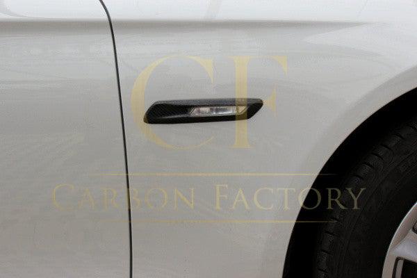 Carbon Fibre Side Vent Trims for BMW F10 5 Series 10-17 - Carbon Factory