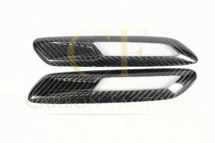 Carbon Fibre Side Vent Trims for BMW F10 5 Series 10-17 - Carbon Factory