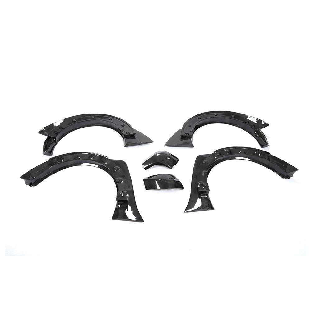 Carbon Fibre Wheel Fender Flares for BMW F55 F56 Mini Cooper S & JCW 14-18-Carbon Factory