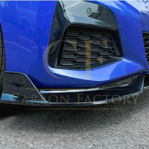 Competition Style Gloss Black Front Splitter for BMW 3 Series G20 G21 Pre-LCI 19-22 - Carbon Factory