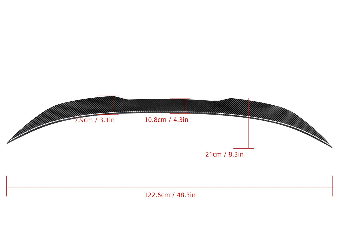DA Style Pre-Preg Carbon Fibre Boot Spoiler for BMW 3 Series F30 F80 Saloon inc M3 13-18 - Carbon Factory