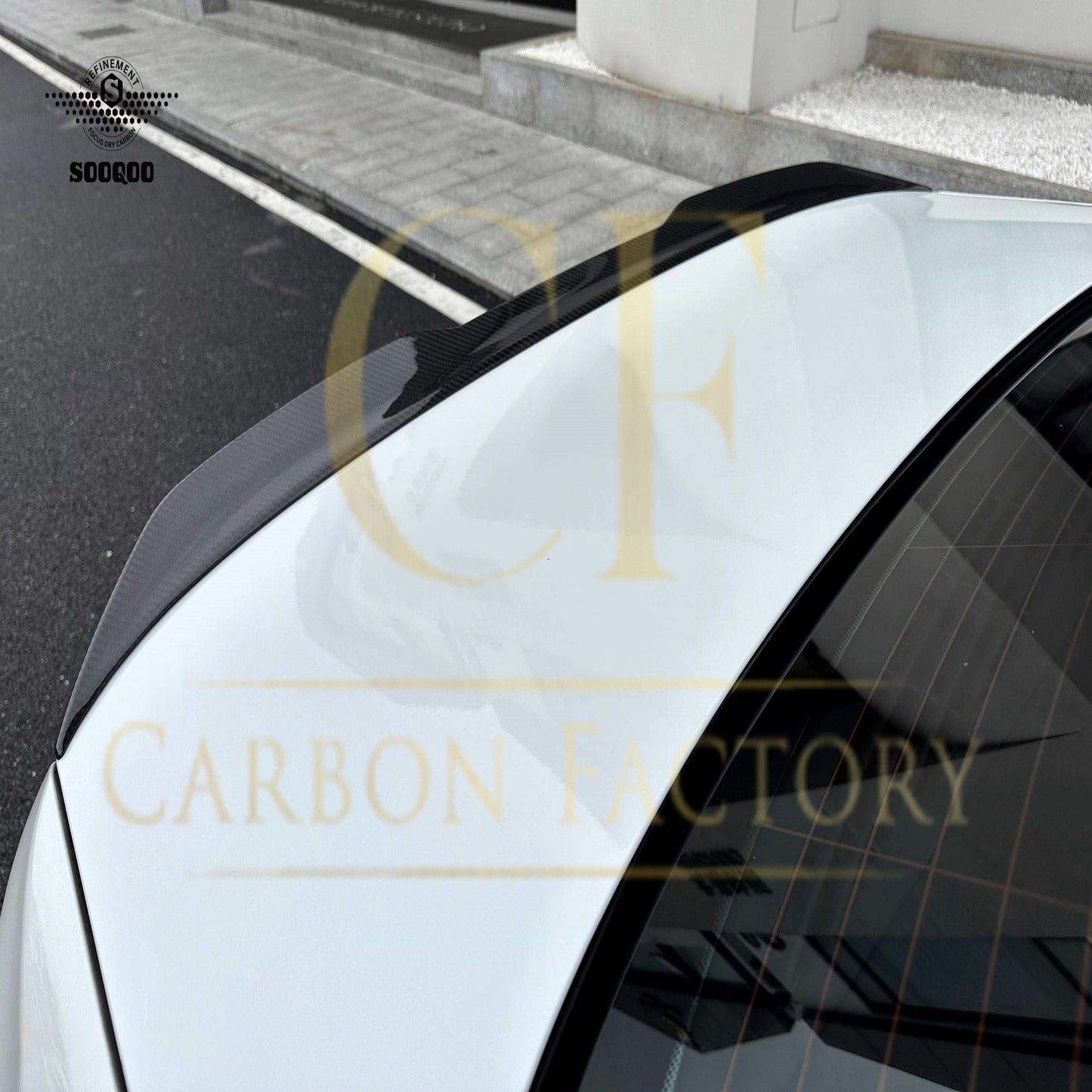 DA Style Pre-Preg Carbon Fibre Boot Spoiler for BMW 5 Series G30 F90 M5 17-23 - Carbon Factory
