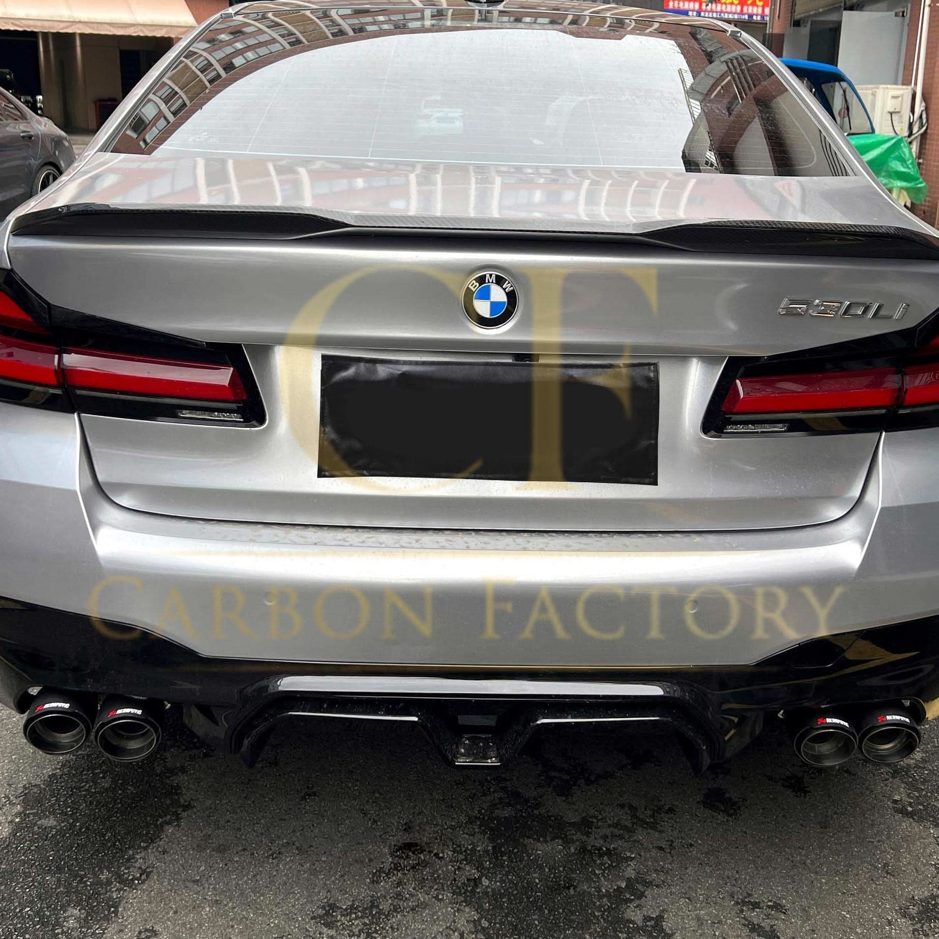 DA Style Pre-Preg Carbon Fibre Boot Spoiler for BMW 5 Series G30 F90 M5 17-23 - Carbon Factory