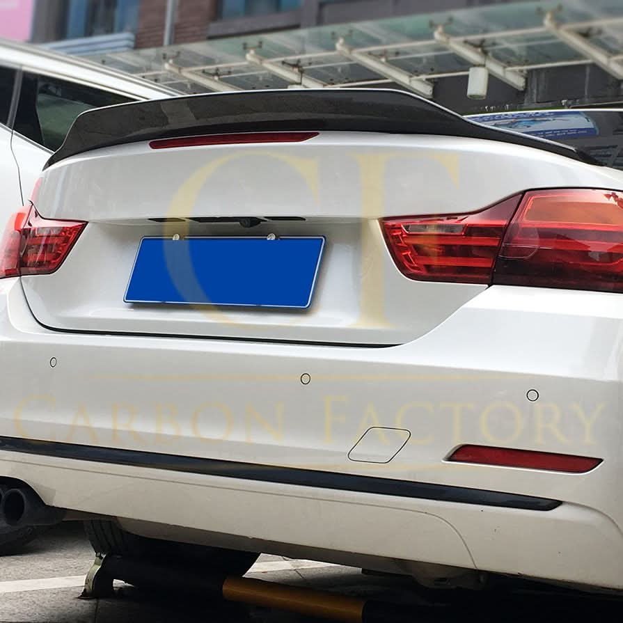 DS Style Carbon Fibre Boot Spoiler for BMW 4 Series F33 Convertible inc F83 M4 14-20 - Carbon Factory