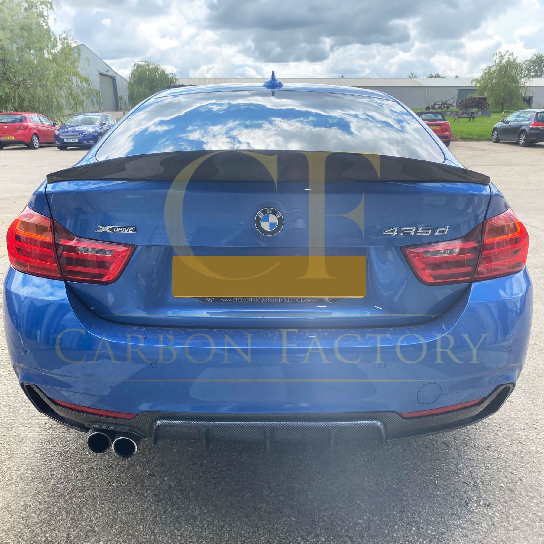 DS Style Carbon Fibre Boot Spoiler for BMW 4 Series F36 Gran Coupe 14-20 - Carbon Factory