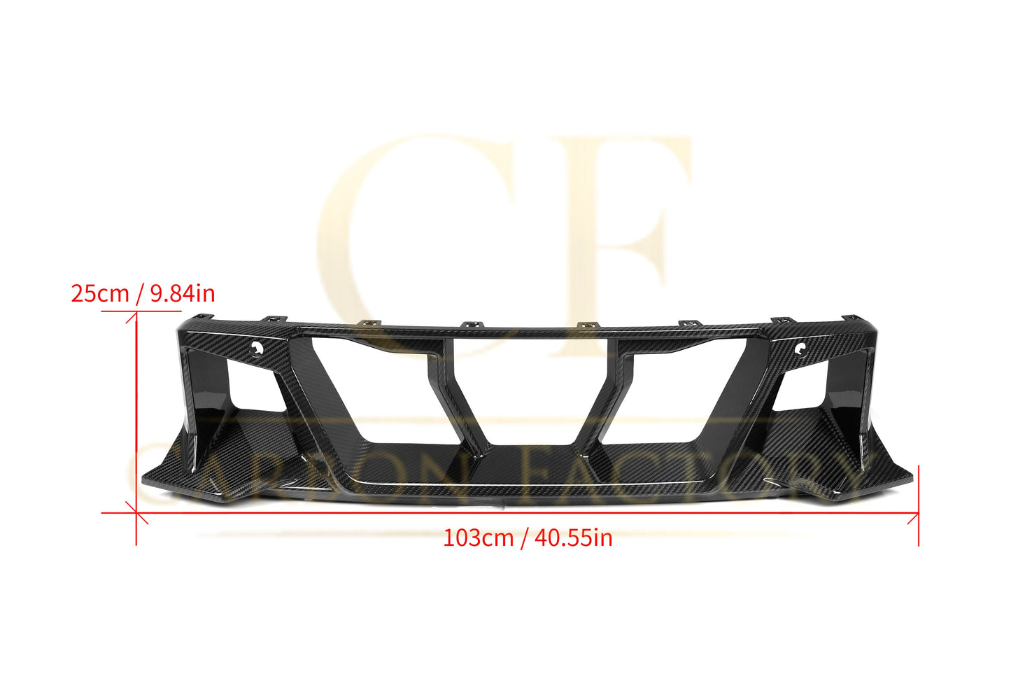 DS Style Pre-Preg Carbon Fibre Front Bumper Trim for BMW G87 M2 23-Present-Carbon Factory