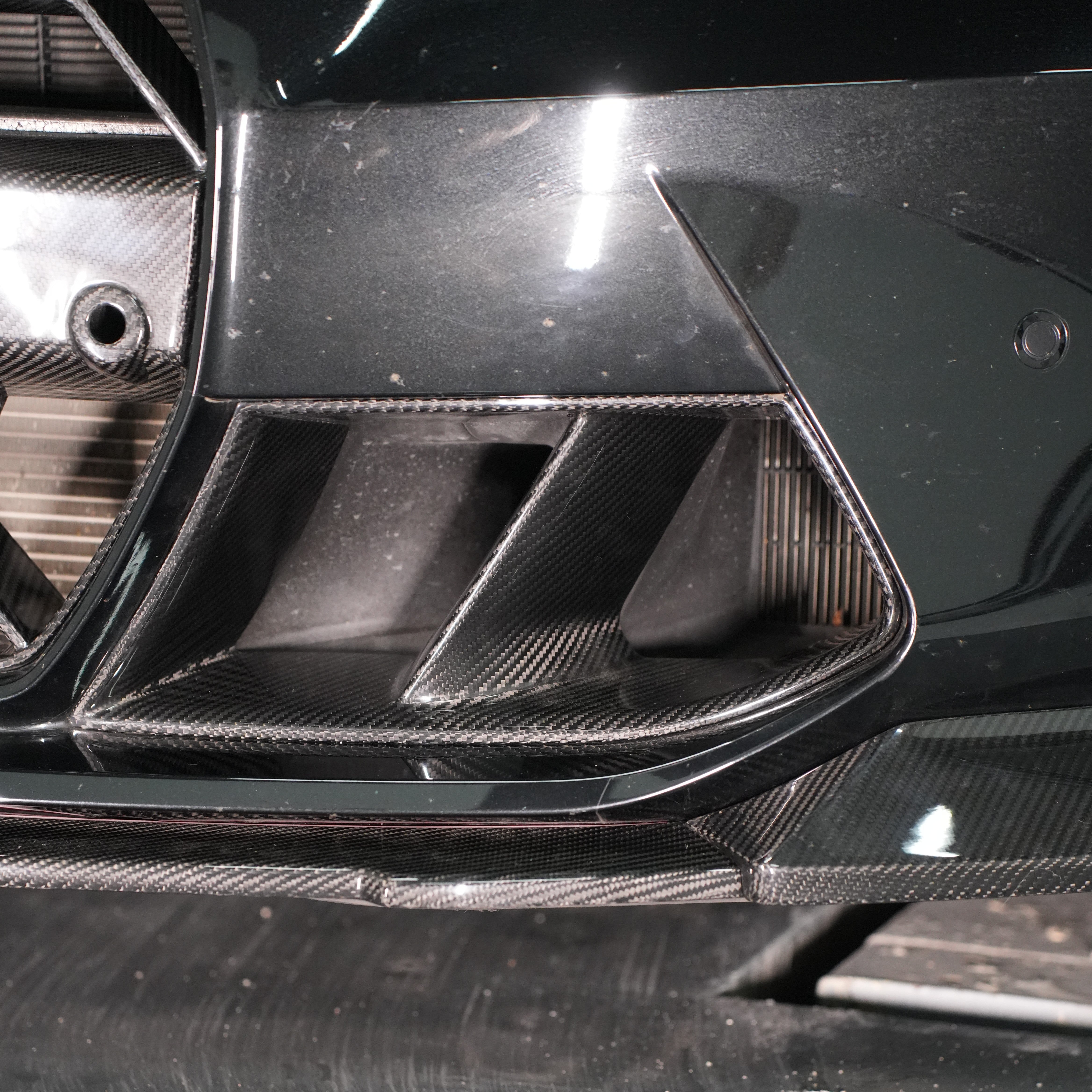 Pre-Preg Carbon Fibre Front Bumper Ducts for BMW G80 M3 G82 G83 M4 21-Present