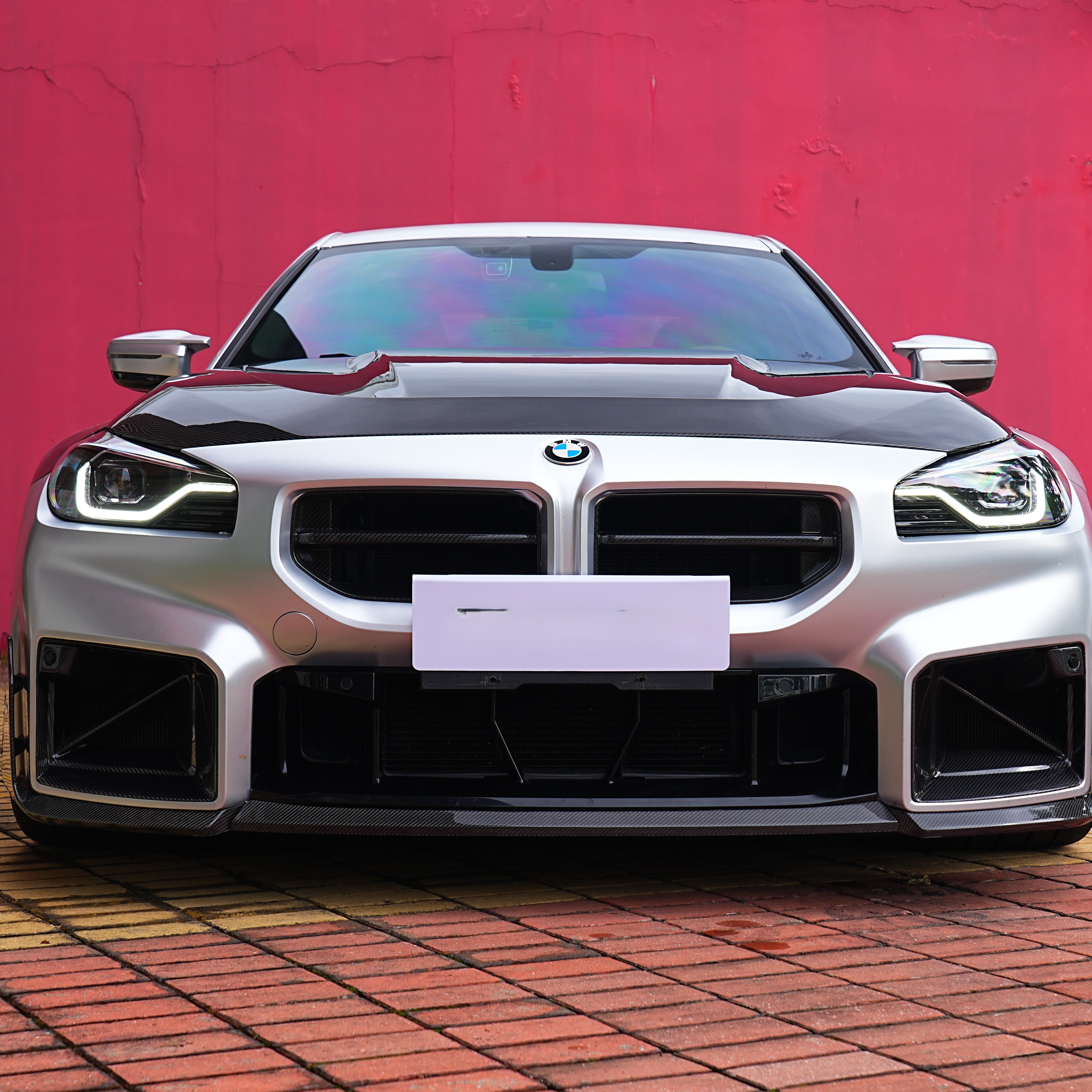 V Style Pre-Preg Carbon Fibre Bonnet & Wing Kit for BMW G87 M2 23-Present