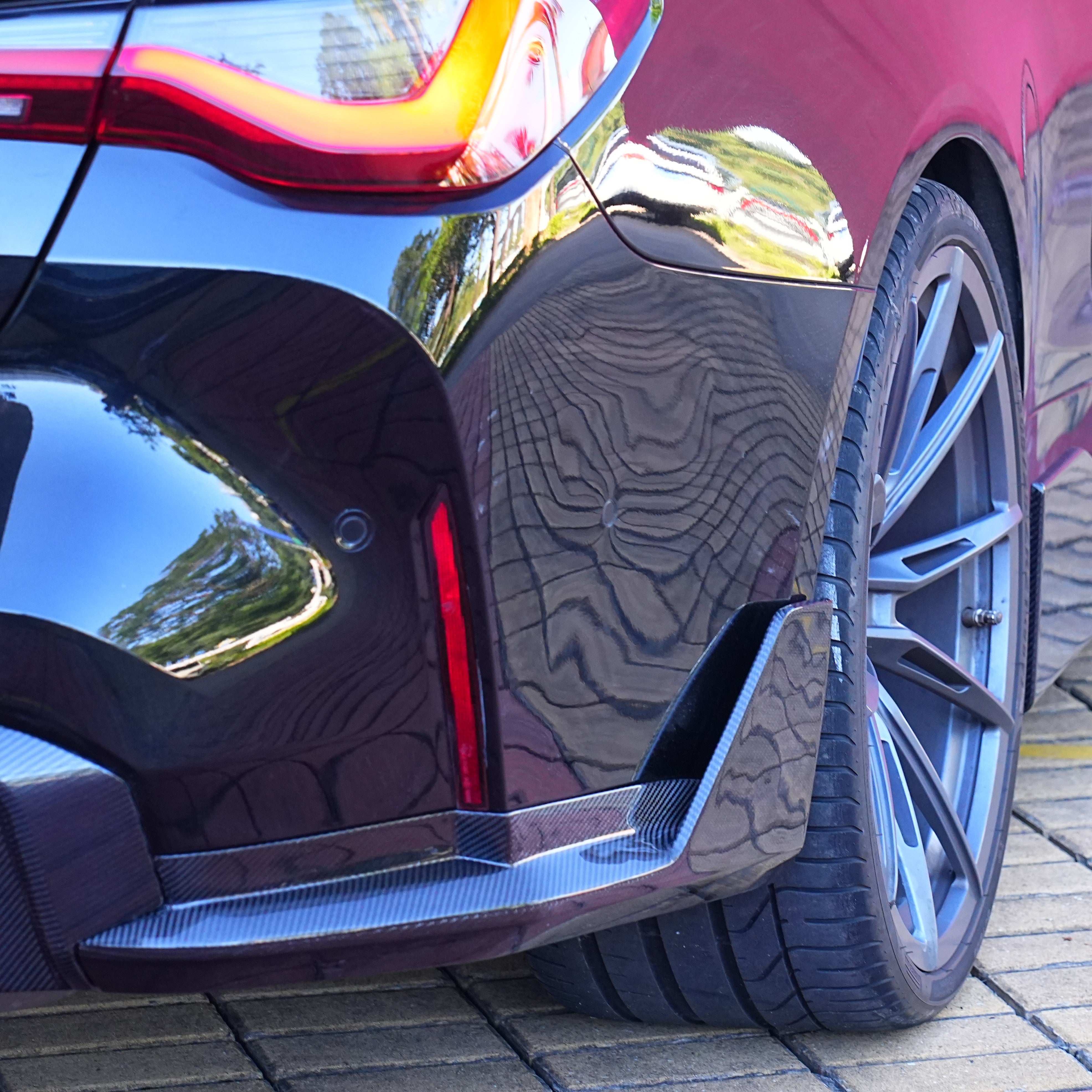 MP Style Carbon Fibre Rear Bumper Spats for BMW G80 G81 M3 G82 G83 M4 21-Present