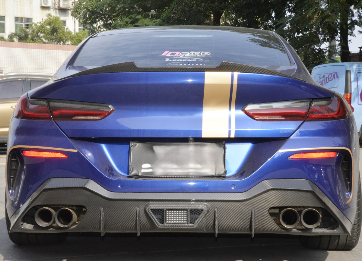 AC Style Carbon Fibre Rear Diffuser for BMW G16 8 Series 4 Door 18-Present