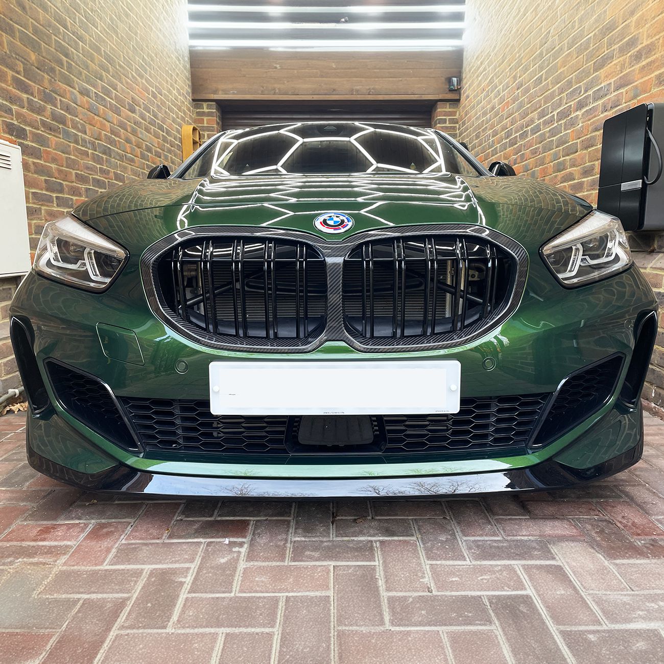 Double Slat Pre-Preg Carbon Fibre Front Grille for BMW F40 1 Series 19-24-Carbon Factory
