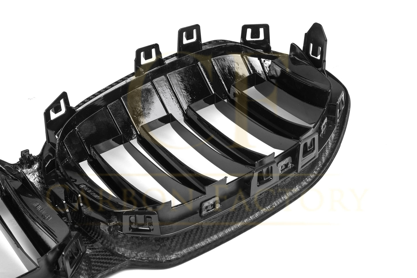 Double Slat Pre-Preg Carbon Fibre Front Grille for BMW F40 1 Series 19-24-Carbon Factory