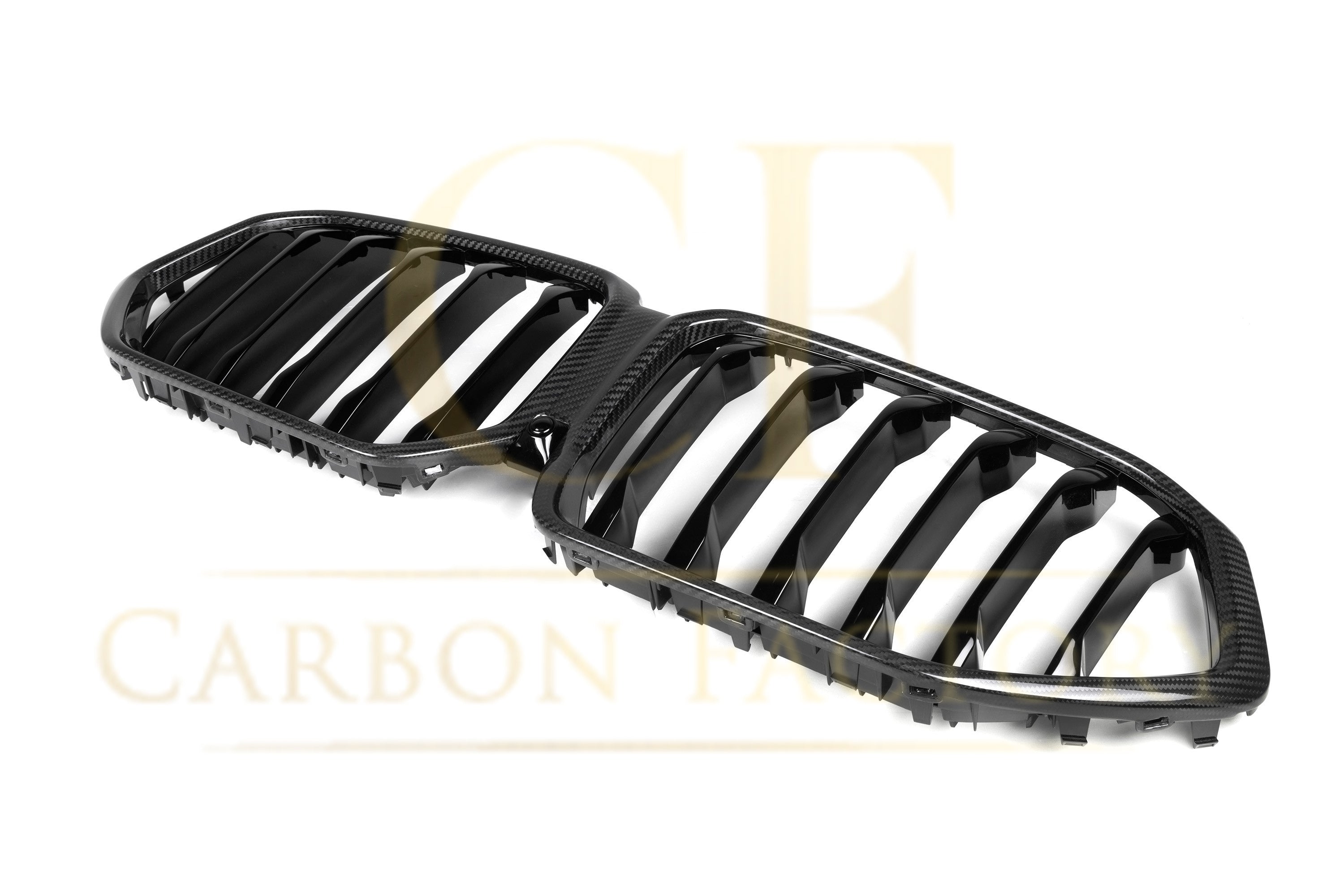 Double Slat Pre-preg Carbon Fibre Front Grille for BMW G06 X6 19-22 - Carbon Factory