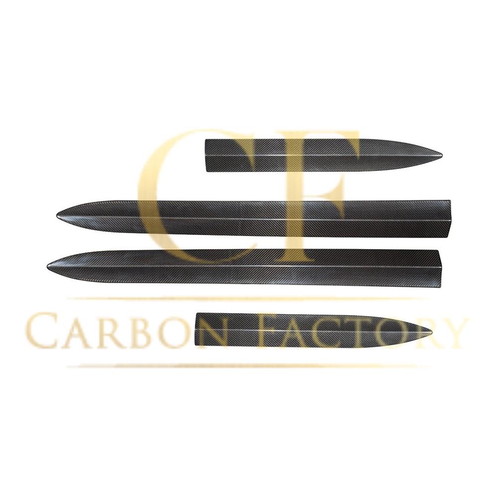 Dry Carbon Door Line Trims Covers (4 Pieces) for Tesla Model 3 16-23 - Carbon Factory