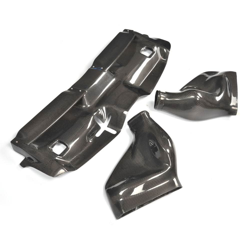 Dry Carbon Induction Cover for Mercedes Benz W204 C63 - Carbon Factory