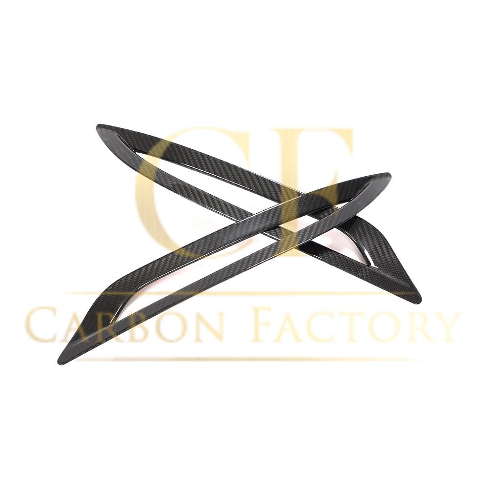 Dry Carbon Rear Bumper Reflector Cover Trims for Tesla Model 3 16-20 - Carbon Factory