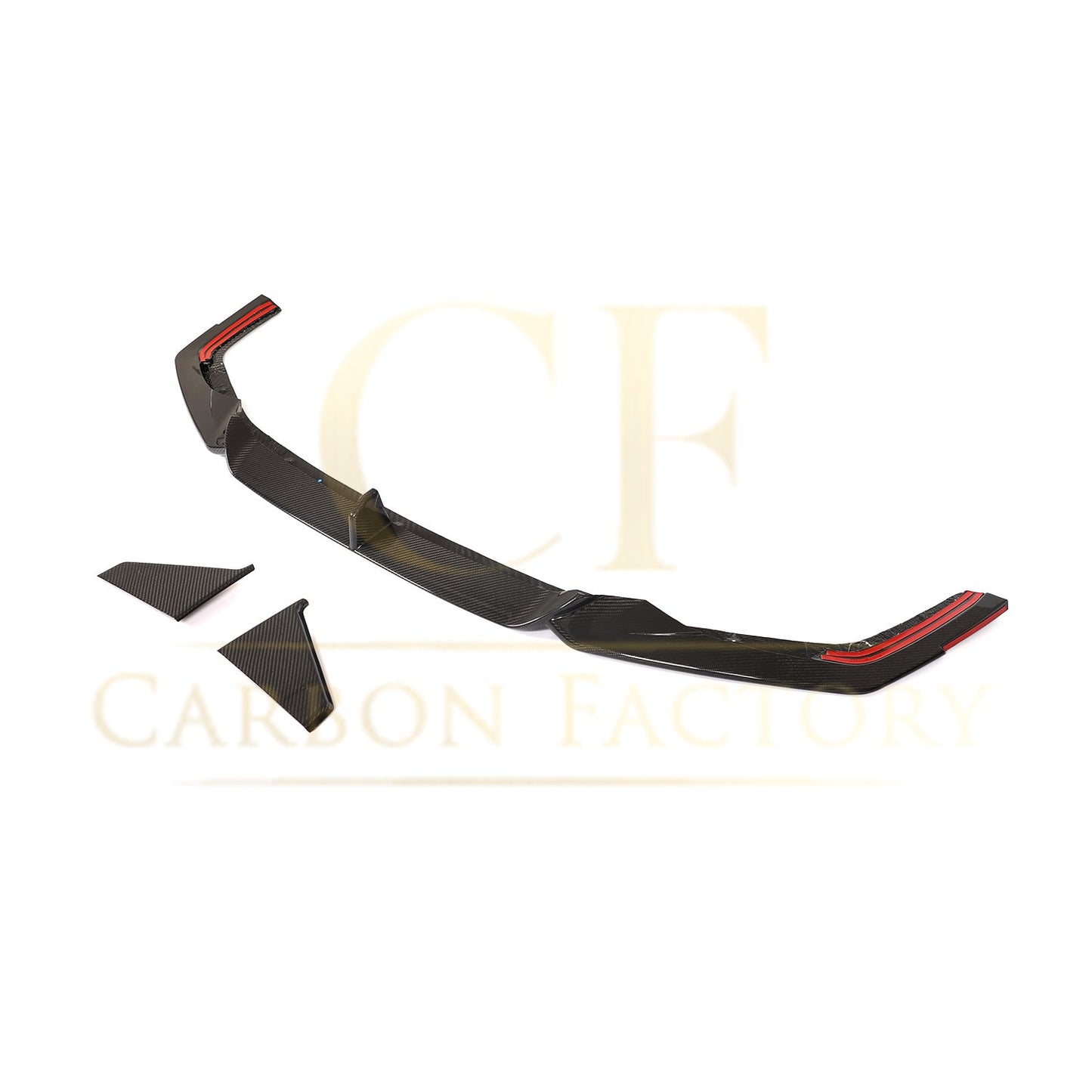 ED Style Pre-Preg Carbon Fibre Front Splitter for Audi 4K RS7 20-22-Carbon Factory