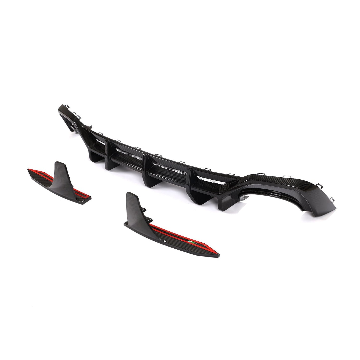 ED Style Pre-Preg Carbon Fibre Rear Diffuser for Audi 4K RS7 20-22-Carbon Factory