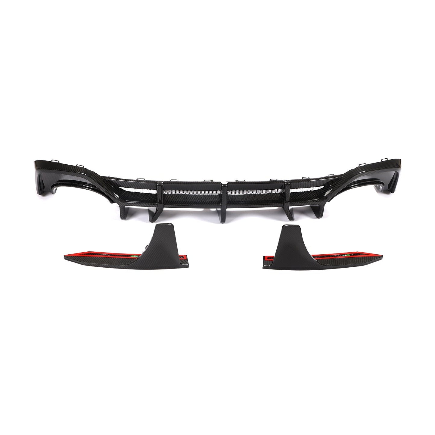 ED Style Pre-Preg Carbon Fibre Rear Diffuser for Audi 4K RS7 20-22-Carbon Factory