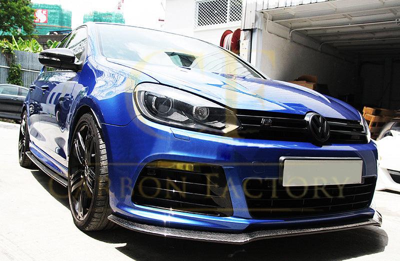 EXO Style Carbon Fibre Front Splitter for VW Golf MK6 R20 08-13-Carbon Factory