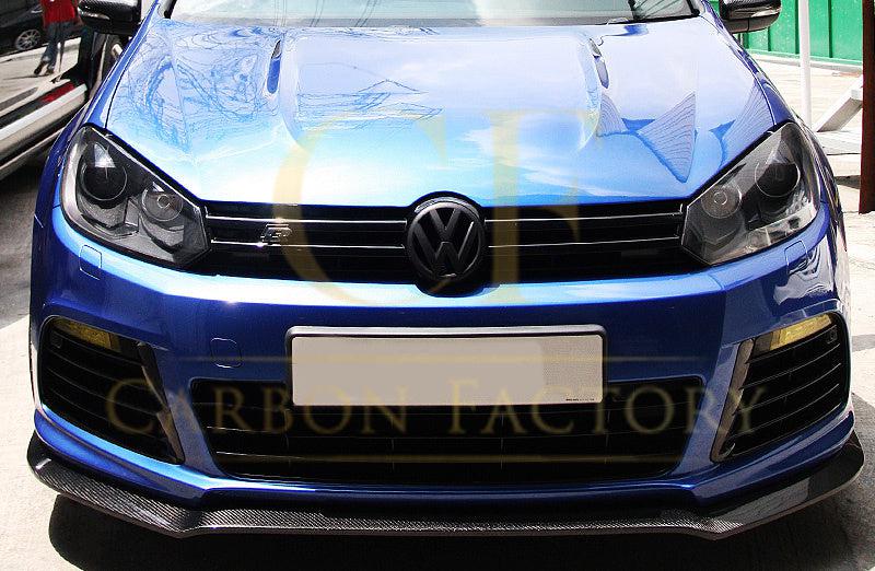 EXO Style Carbon Fibre Front Splitter for VW Golf MK6 R20 08-13-Carbon Factory