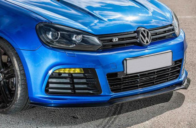 EXO Style Carbon Fibre Front Splitter for VW Golf MK6 R20 08-13-Carbon Factory