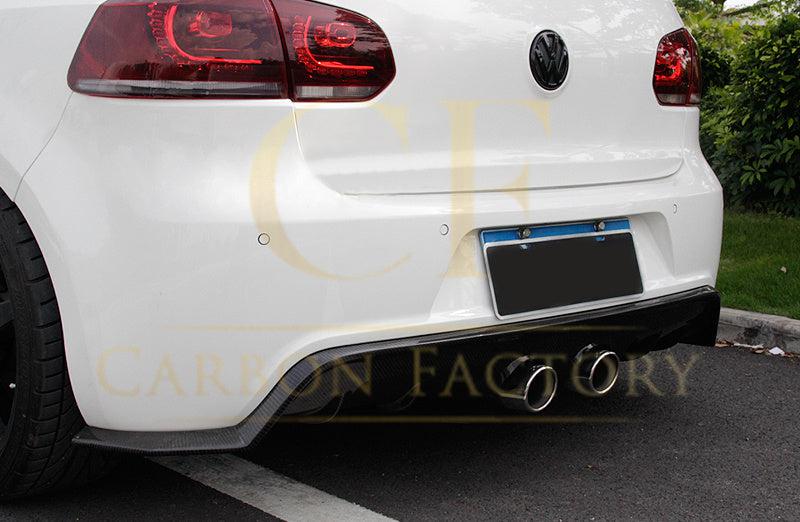EXO Style Carbon Fibre Rear Diffuser for VW Golf MK6 R20 08-13-Carbon Factory