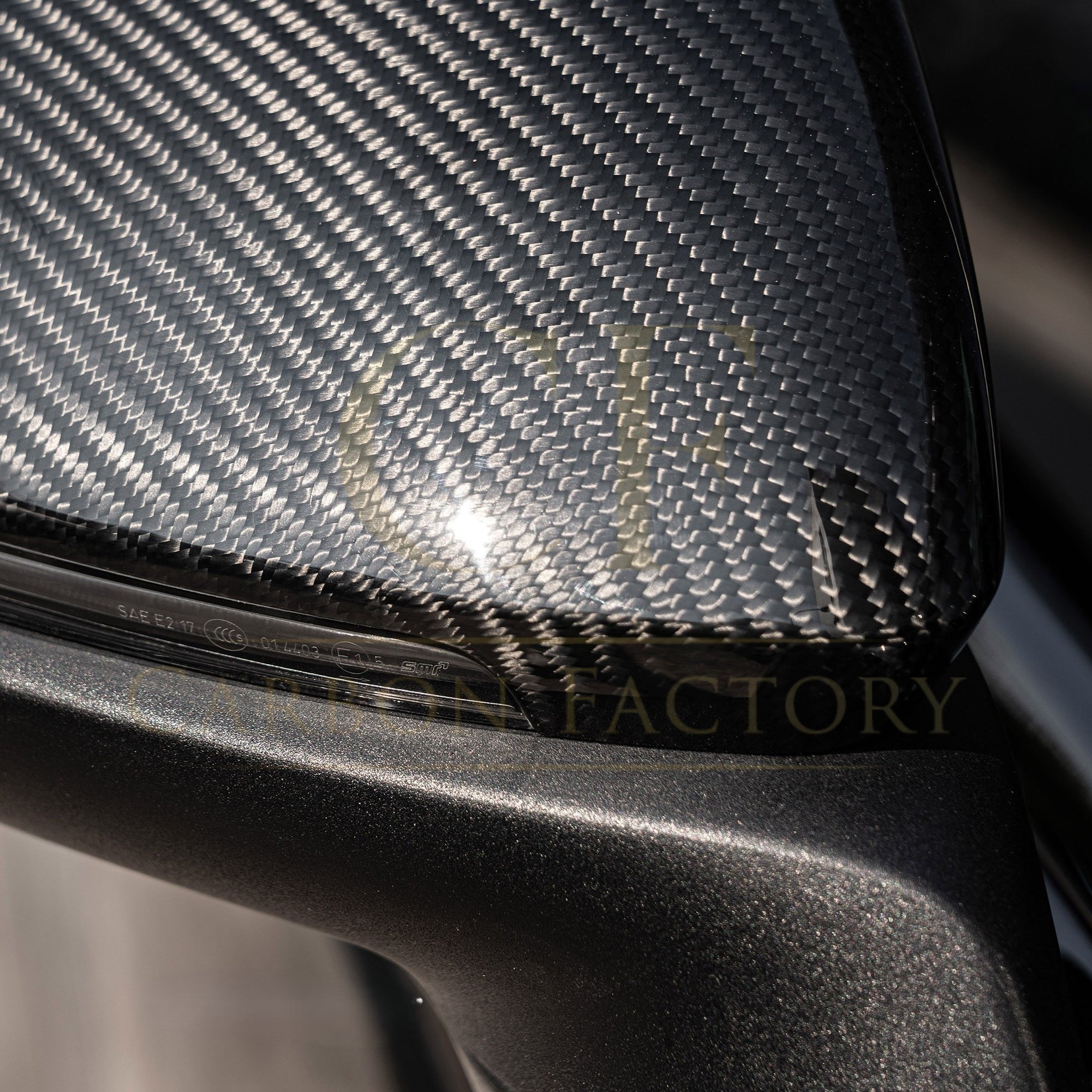 Pre-Preg Carbon Fibre Mirror Covers for Porsche Caynne 9ya 17-Present LHD - Carbon Factory