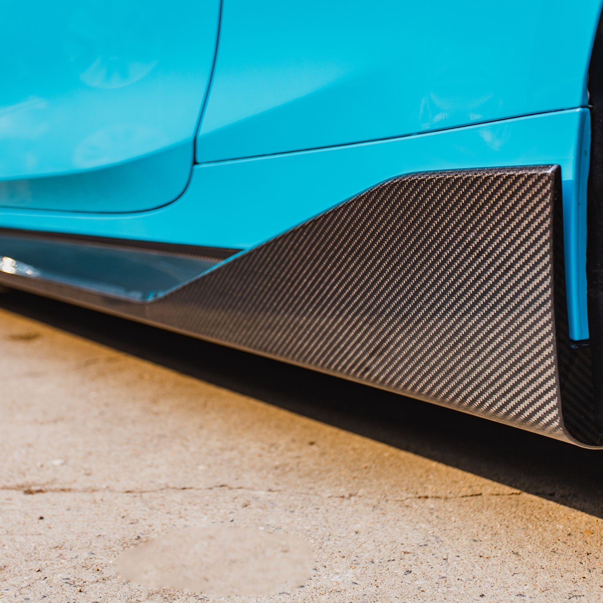 MP Style Pre-Preg Carbon Fibre Side Skirts for BMW G80 M3 21-Present - Carbon Factory