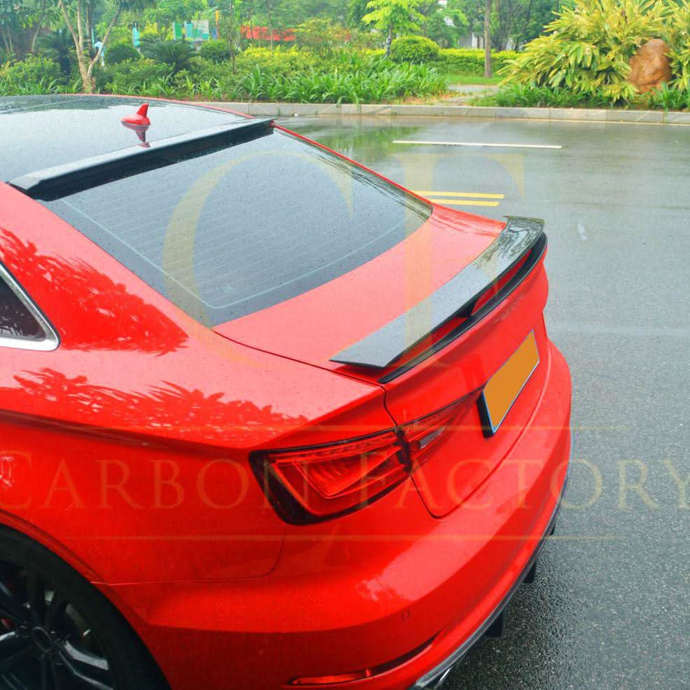 GT Style Carbon Fibre Boot Spoiler for Audi A3 S3 RS3 Saloon 13-20 - Carbon Factory