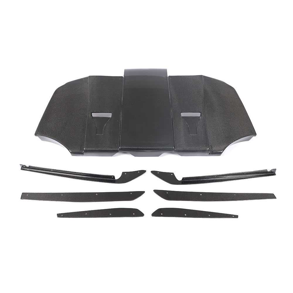 GT Style Carbon Fibre Rear Diffuser for BMW E92 E93 M3 07-13-Carbon Factory