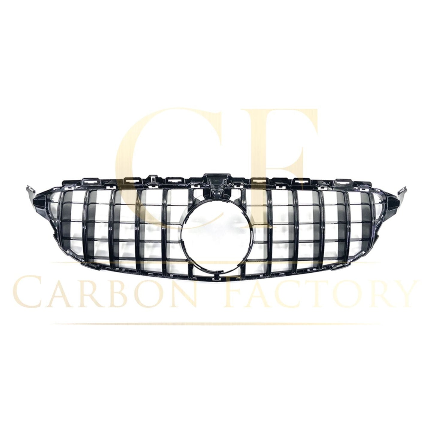 GT Style Front Grille for Mercedes Benz W205 C Class 14-18-Carbon Factory