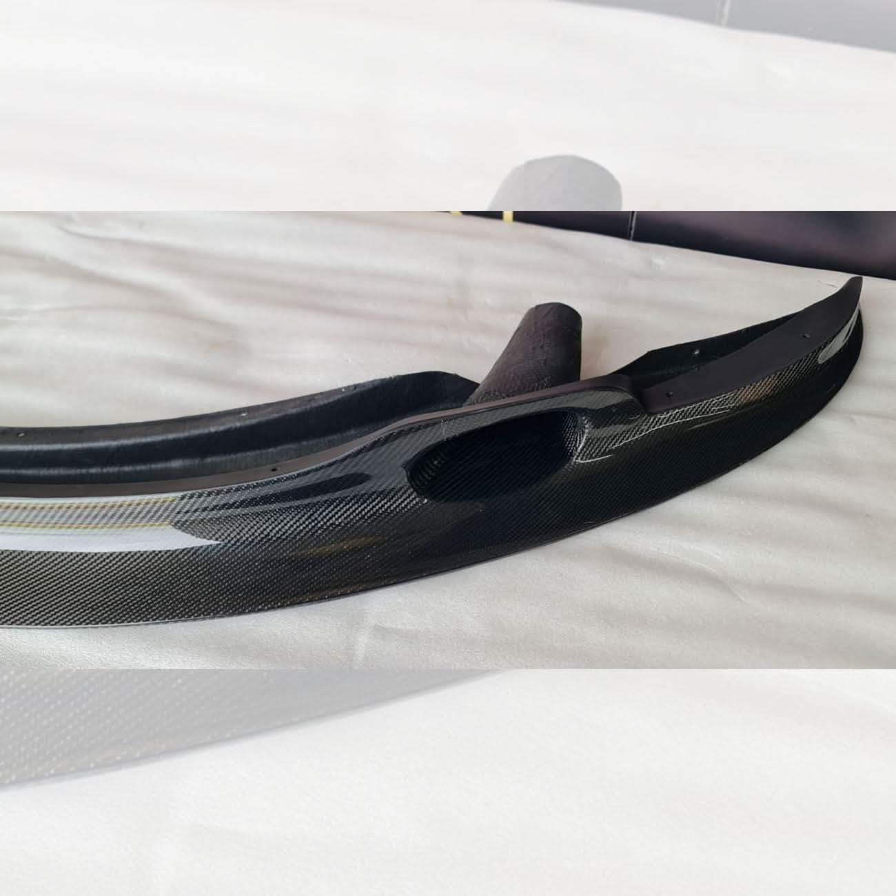 GT4S V1 Style Carbon Fibre Front Splitter for BMW E90 E92 E93 M3 07-13 - Carbon Factory