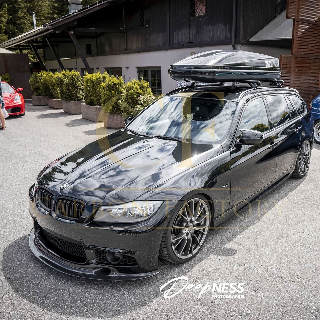 GT4S V1 Style Carbon Fibre Front Splitter for BMW E90 E92 E93 M3 07-13 - Carbon Factory