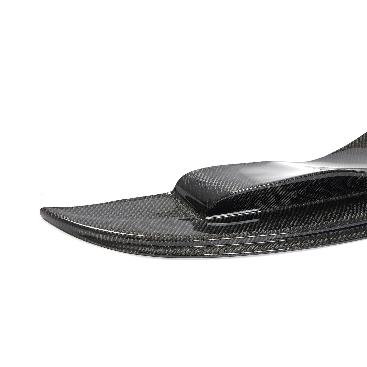 GT4S V2 Style Carbon Fibre Front Splitter for BMW E90 E92 E93 M3 07-13-Carbon Factory