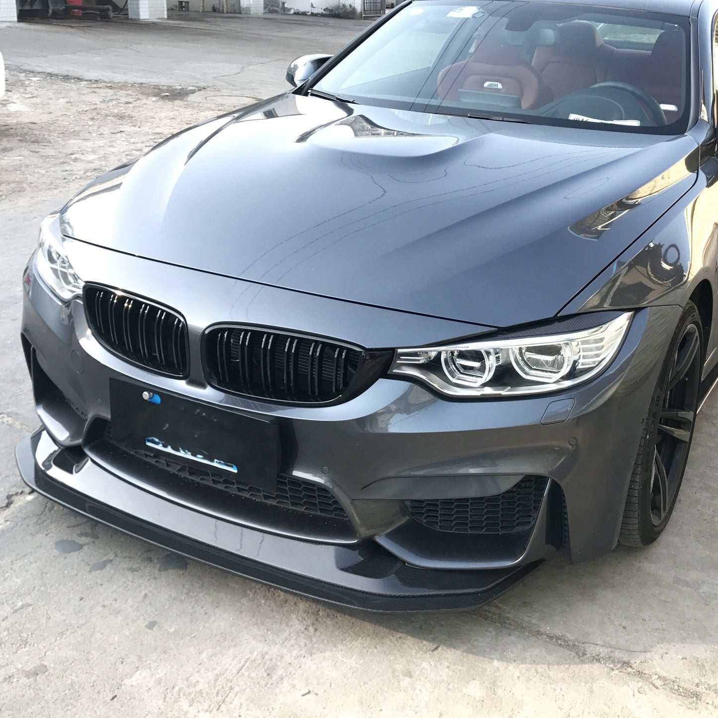 GTS Style Carbon Fibre Front Splitter for BMW F80 M3 F82 F83 M4 14-20-Carbon Factory