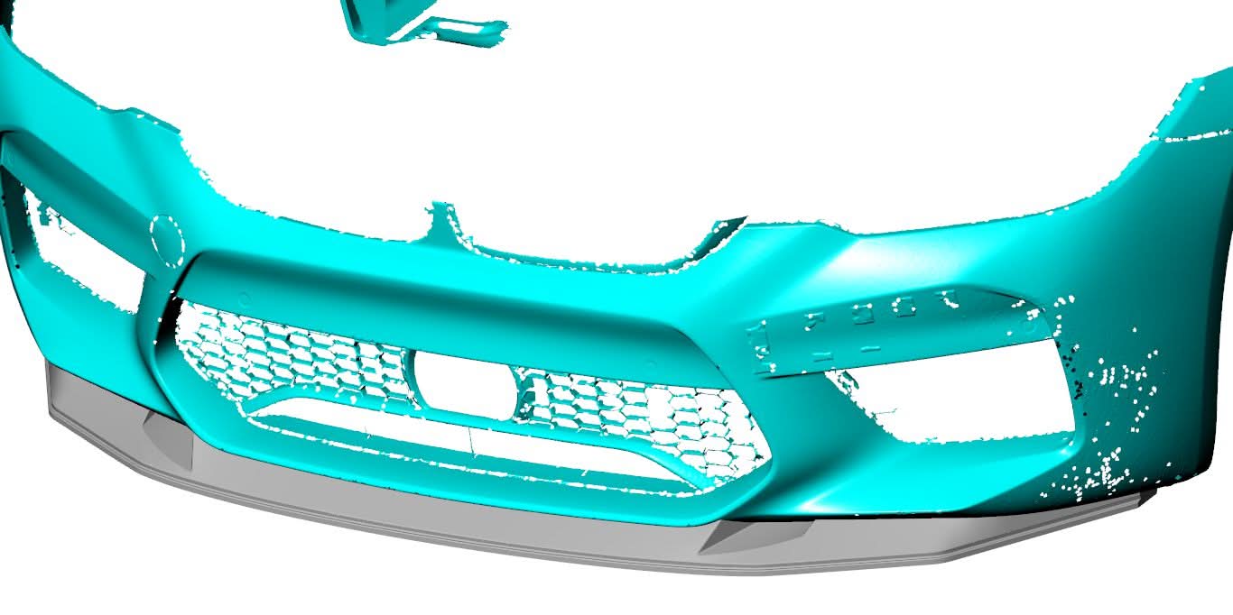 GTS Style Carbon Fibre Front Splitter for BMW F90 M5 Pre-LCI 17-20 - Carbon Factory