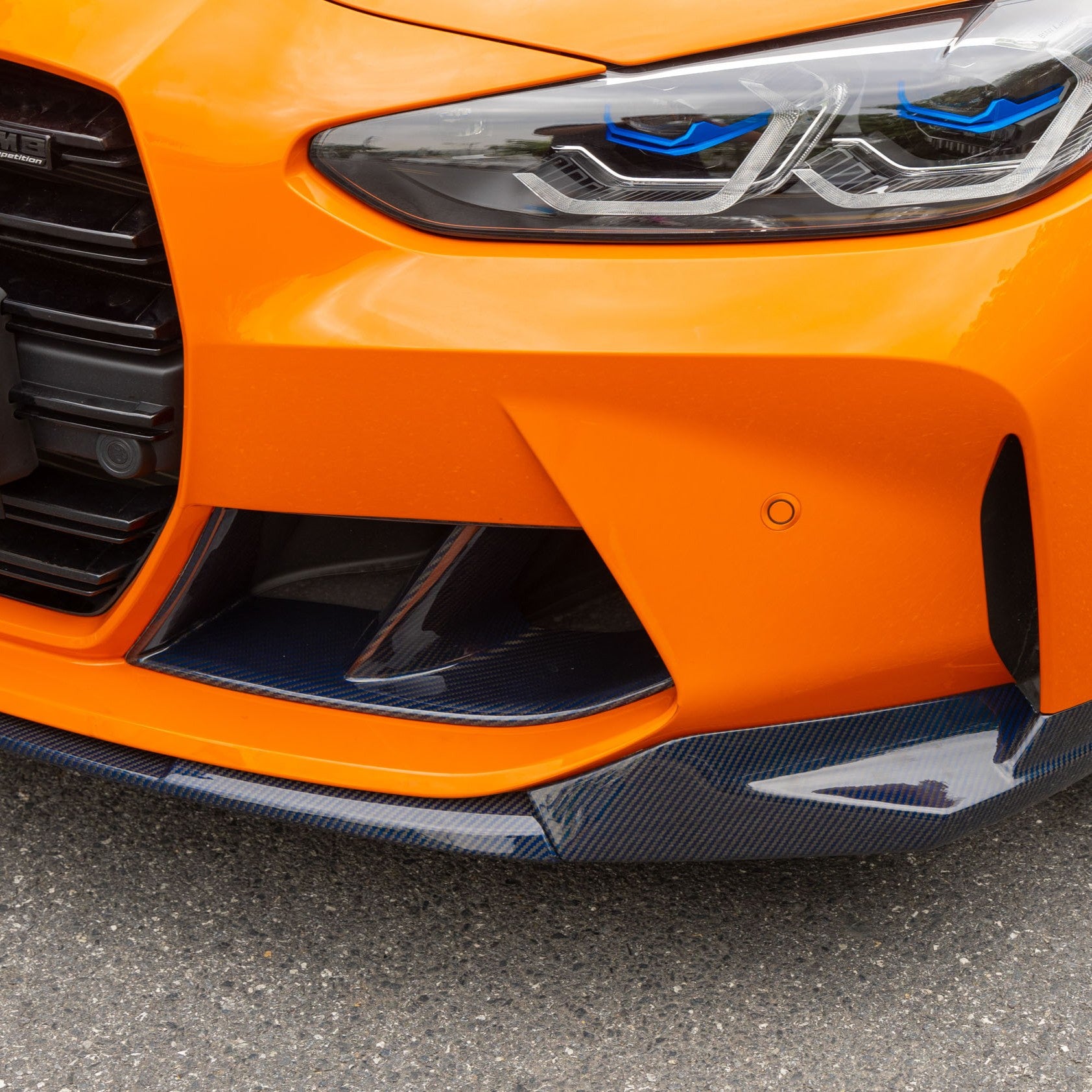 Pre-Preg Carbon Fibre Front Bumper Inserts for BMW G80 M3 G82 G83 M4 21-Present - Carbon Factory