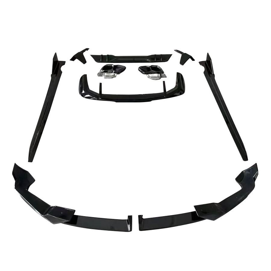 Gloss Black Body Kit 1 Splitter Diffuser Side Skirts Spoiler for BMW G05 LCI X5 23-Present - Carbon Factory