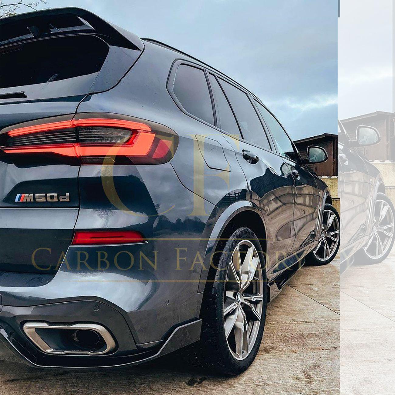 Gloss Black Body Kit Splitter Diffuser Side Skirts Spoiler for BMW G05 X5 19-22-Carbon Factory