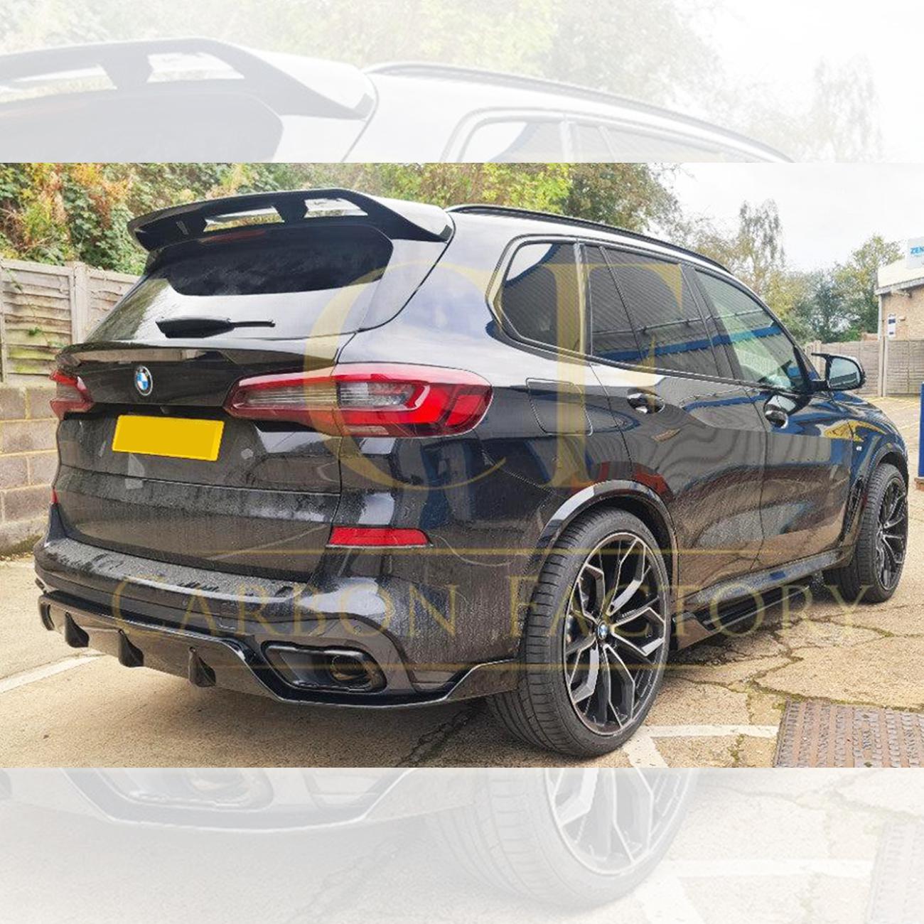 Gloss Black Body Kit Splitter Diffuser Side Skirts Spoiler for BMW G05 X5 19-22-Carbon Factory