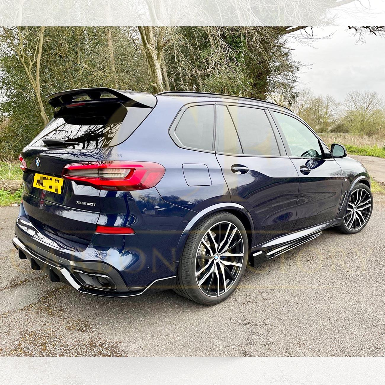 Gloss Black Body Kit Splitter Diffuser Side Skirts Spoiler for BMW G05 X5 19-22-Carbon Factory