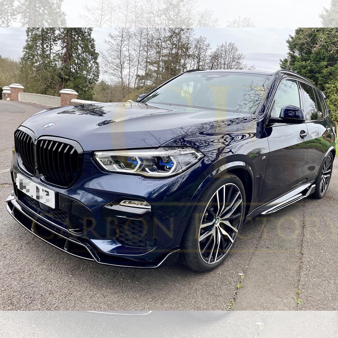 Gloss Black Body Kit Splitter Diffuser Side Skirts Spoiler for BMW G05 X5 19-22-Carbon Factory