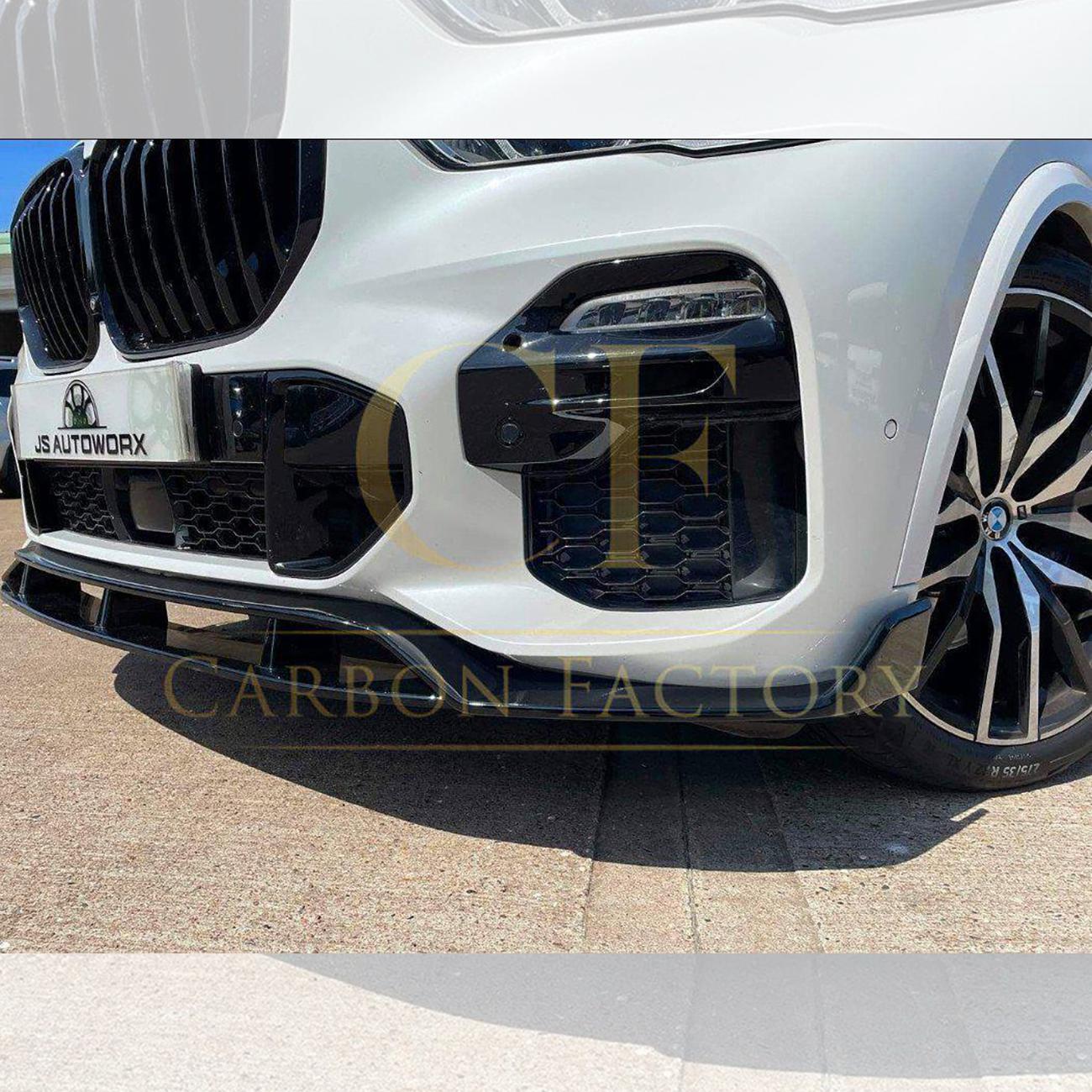 Gloss Black Body Kit Splitter Diffuser Side Skirts Spoiler for BMW G05 X5 19-22-Carbon Factory