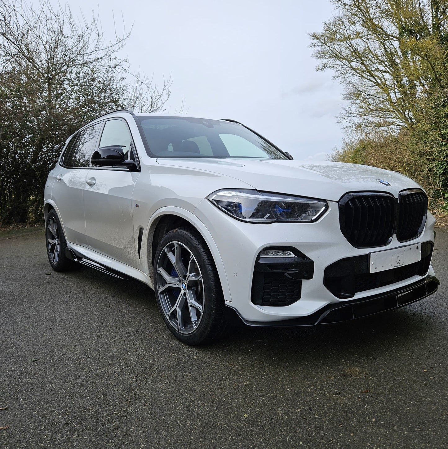 Gloss Black Body Kit Splitter Diffuser Side Skirts Spoiler for BMW G05 X5 19-22-Carbon Factory