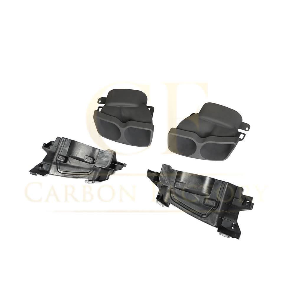 Gloss Black Exhaust Tips for Mercedes W213 E Class Saloon 16-18 - Carbon Factory