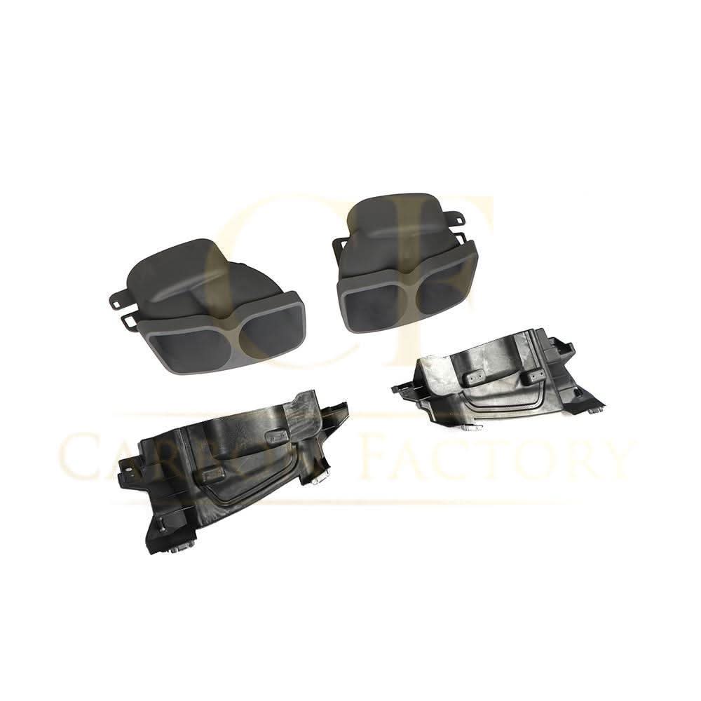 Gloss Black Exhaust Tips for Mercedes W213 E Class Saloon 16-18 - Carbon Factory