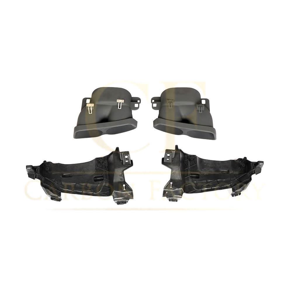 Gloss Black Exhaust Tips for Mercedes W213 E Class Saloon 16-18 - Carbon Factory